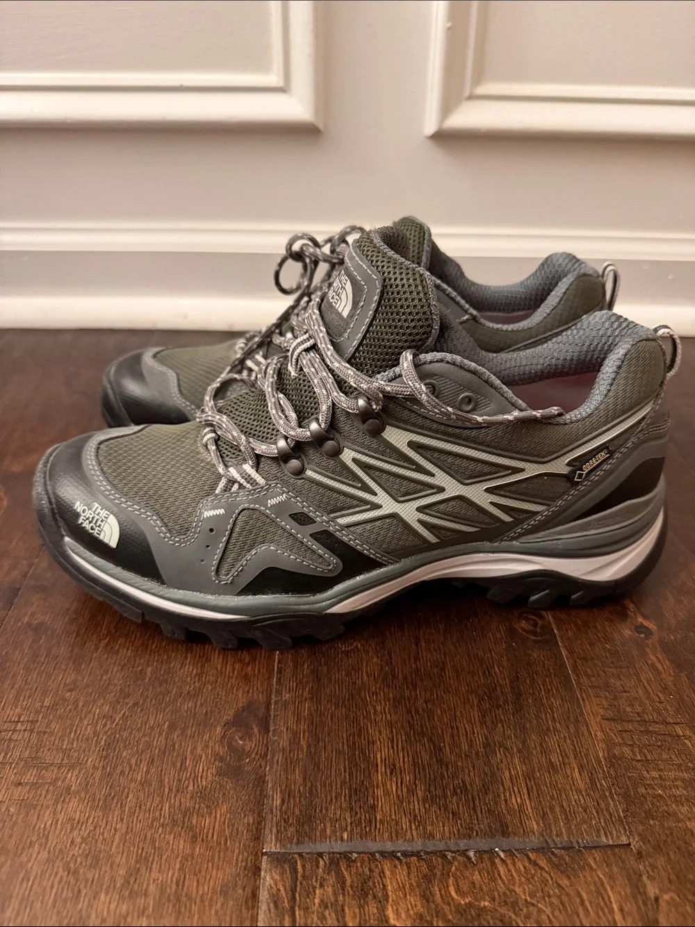 The North Face Men's Olive & Gray Trail Running Shoes